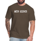 the drew 1 Fitted Cotton/Poly T-Shirt by Next Level - heather espresso