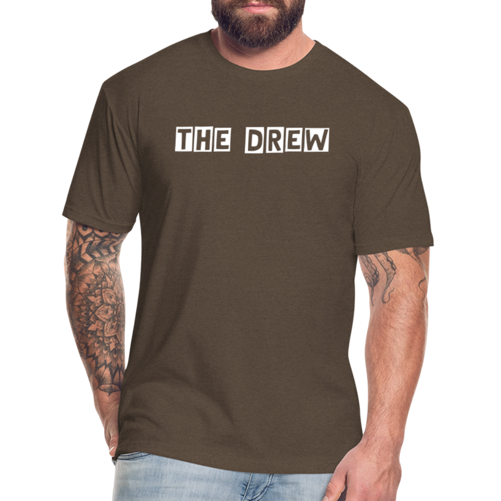 the drew 1 Fitted Cotton/Poly T-Shirt by Next Level - heather espresso