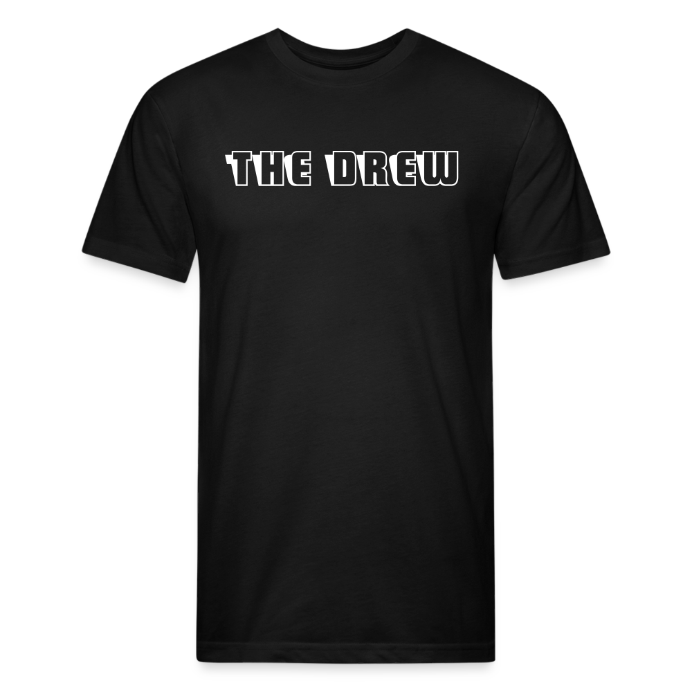 the drew 2 Fitted Cotton/Poly T-Shirt by Next Level - black