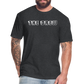 the drew 2 Fitted Cotton/Poly T-Shirt by Next Level - heather black