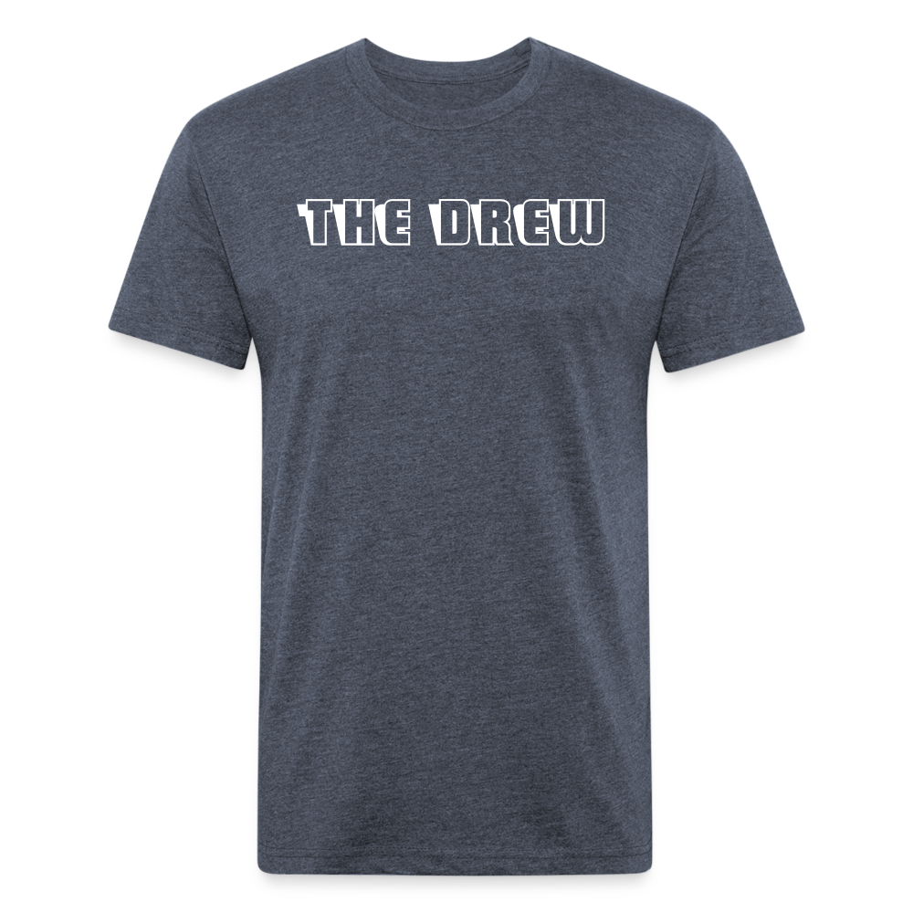 the drew 2 Fitted Cotton/Poly T-Shirt by Next Level - heather navy