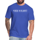 the drew 2 Fitted Cotton/Poly T-Shirt by Next Level - heather royal