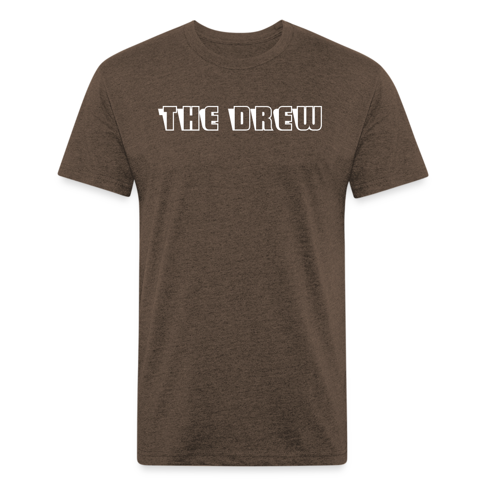 the drew 2 Fitted Cotton/Poly T-Shirt by Next Level - heather espresso