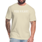 the drew 2 Fitted Cotton/Poly T-Shirt by Next Level - heather cream