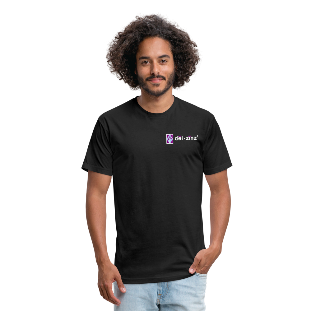 deizinz1 Fitted Cotton/Poly T-Shirt by Next Level - black