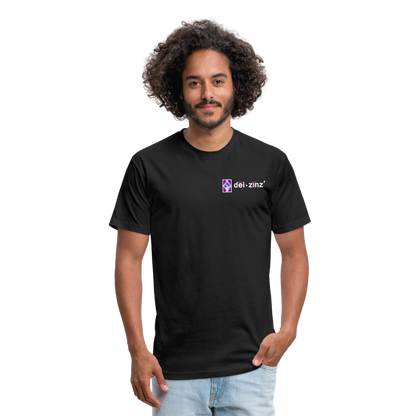 deizinz1 Fitted Cotton/Poly T-Shirt by Next Level - black