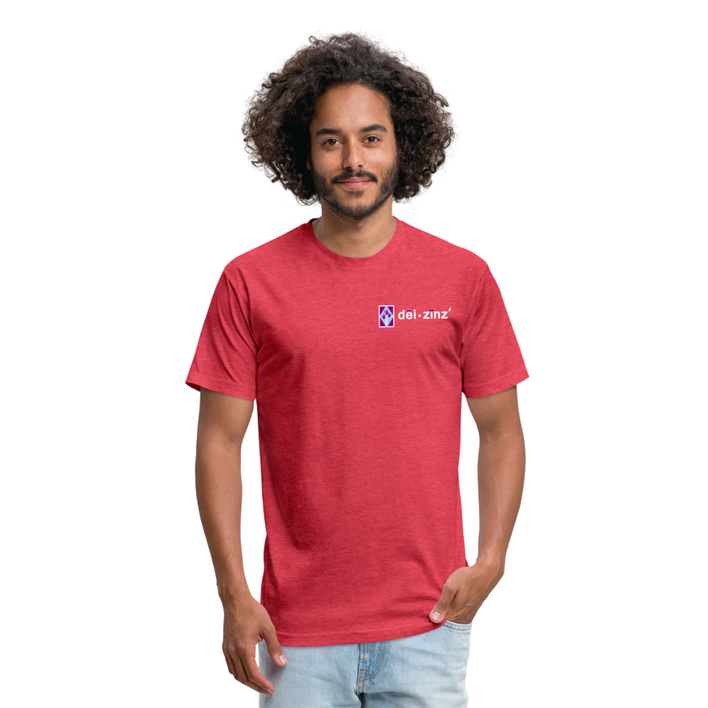deizinz1 Fitted Cotton/Poly T-Shirt by Next Level - heather red