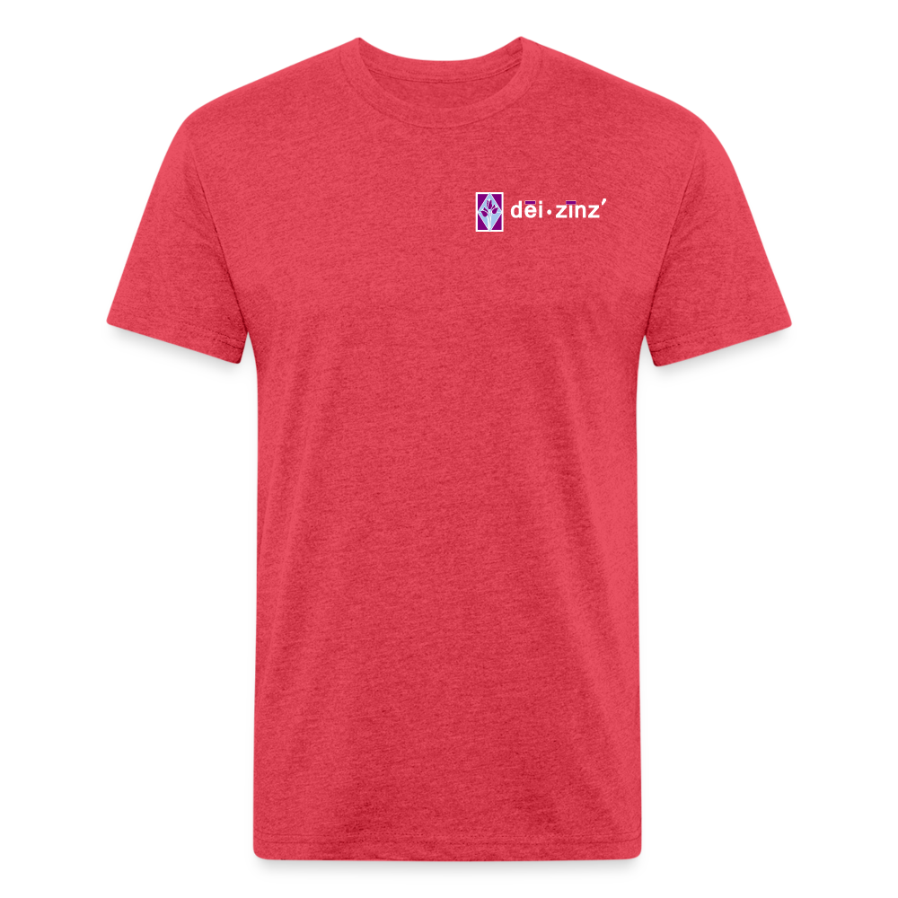 deizinz1 Fitted Cotton/Poly T-Shirt by Next Level - heather red