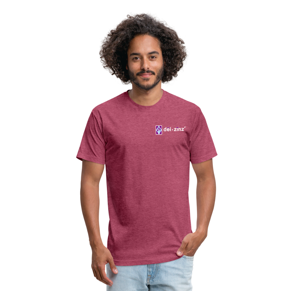 deizinz1 Fitted Cotton/Poly T-Shirt by Next Level - heather burgundy