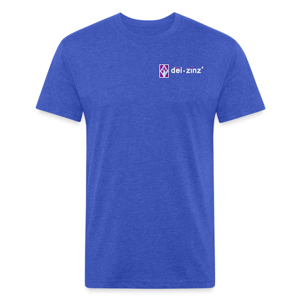 deizinz1 Fitted Cotton/Poly T-Shirt by Next Level - heather royal
