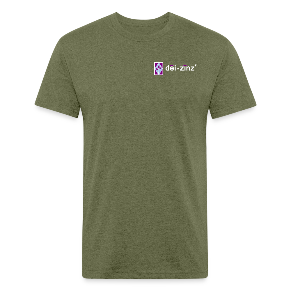 deizinz1 Fitted Cotton/Poly T-Shirt by Next Level - heather military green