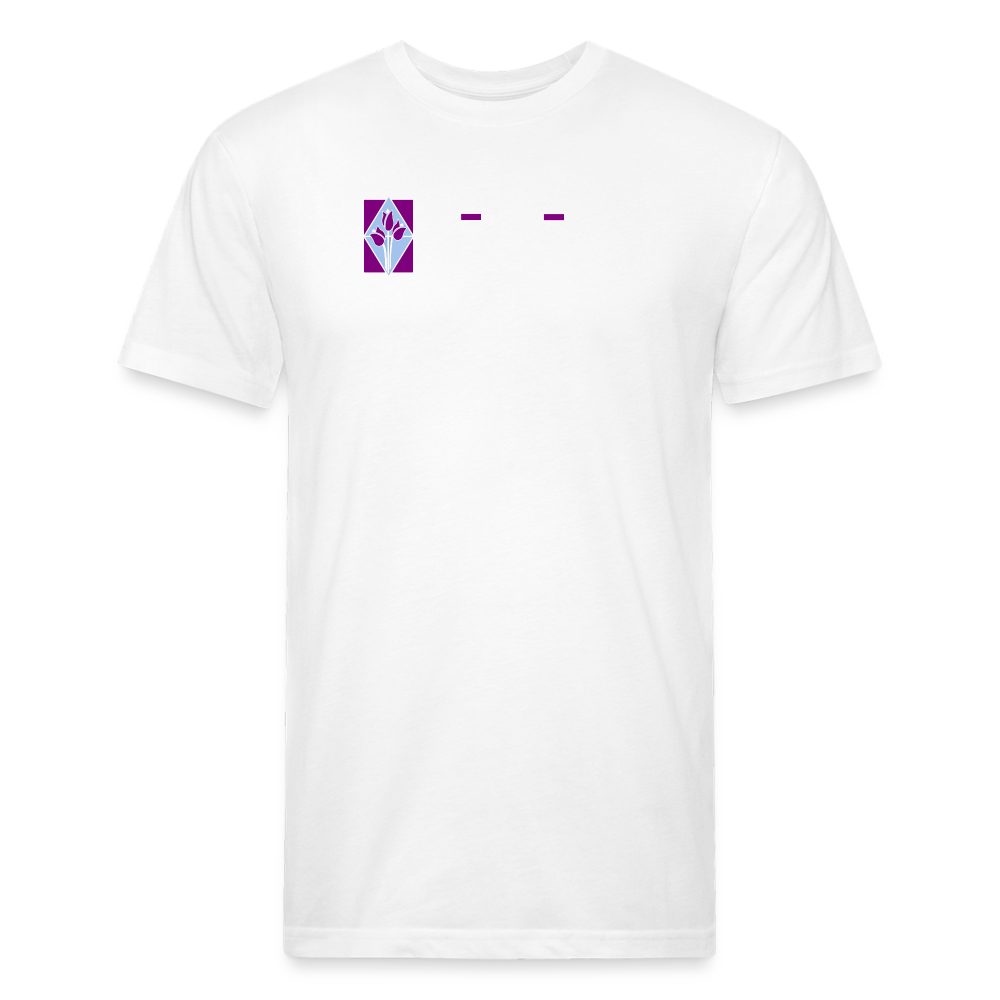 deizinz2 Fitted Cotton/Poly T-Shirt by Next Level - white