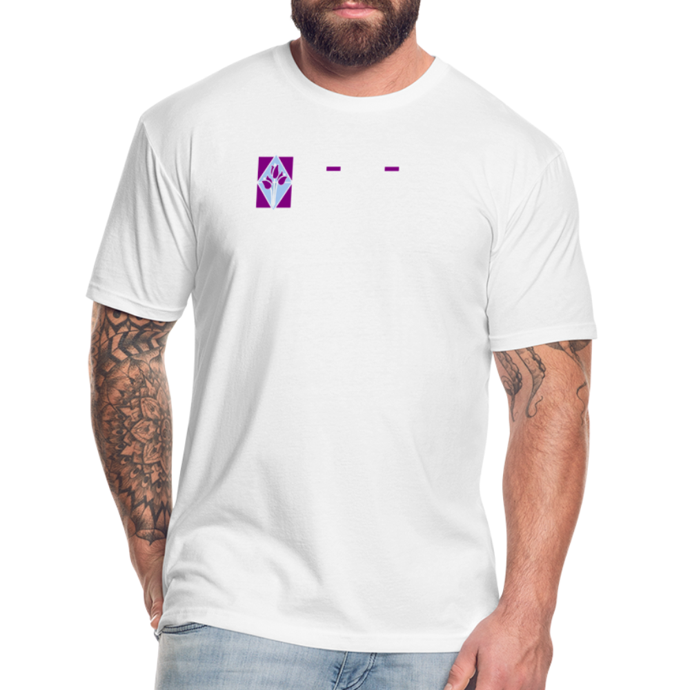 deizinz2 Fitted Cotton/Poly T-Shirt by Next Level - white