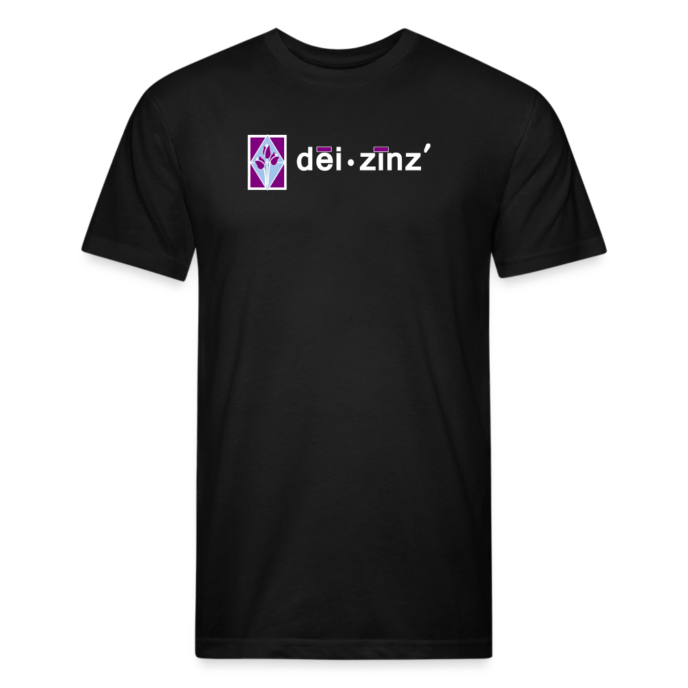 deizinz2 Fitted Cotton/Poly T-Shirt by Next Level - black