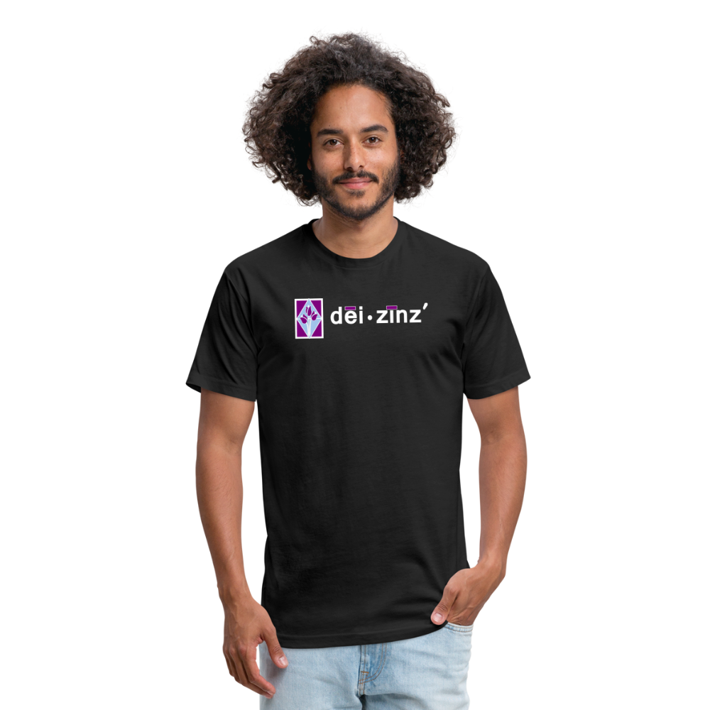 deizinz2 Fitted Cotton/Poly T-Shirt by Next Level - black