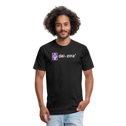 deizinz2 Fitted Cotton/Poly T-Shirt by Next Level - black