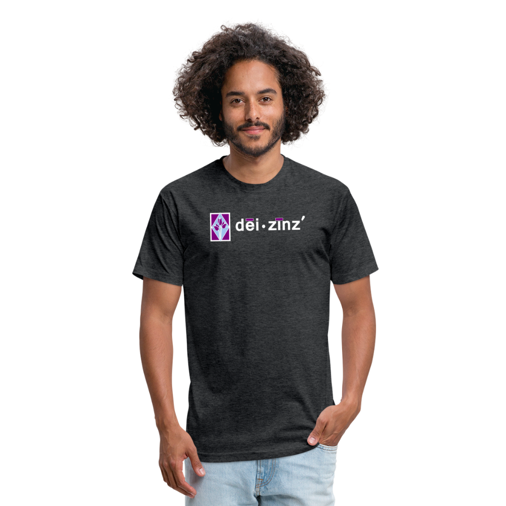 deizinz2 Fitted Cotton/Poly T-Shirt by Next Level - heather black