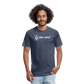 deizinz2 Fitted Cotton/Poly T-Shirt by Next Level - heather navy
