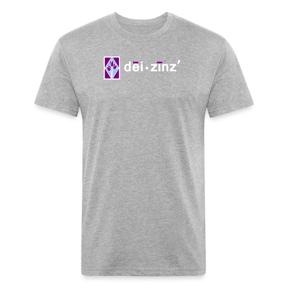 deizinz2 Fitted Cotton/Poly T-Shirt by Next Level - heather gray