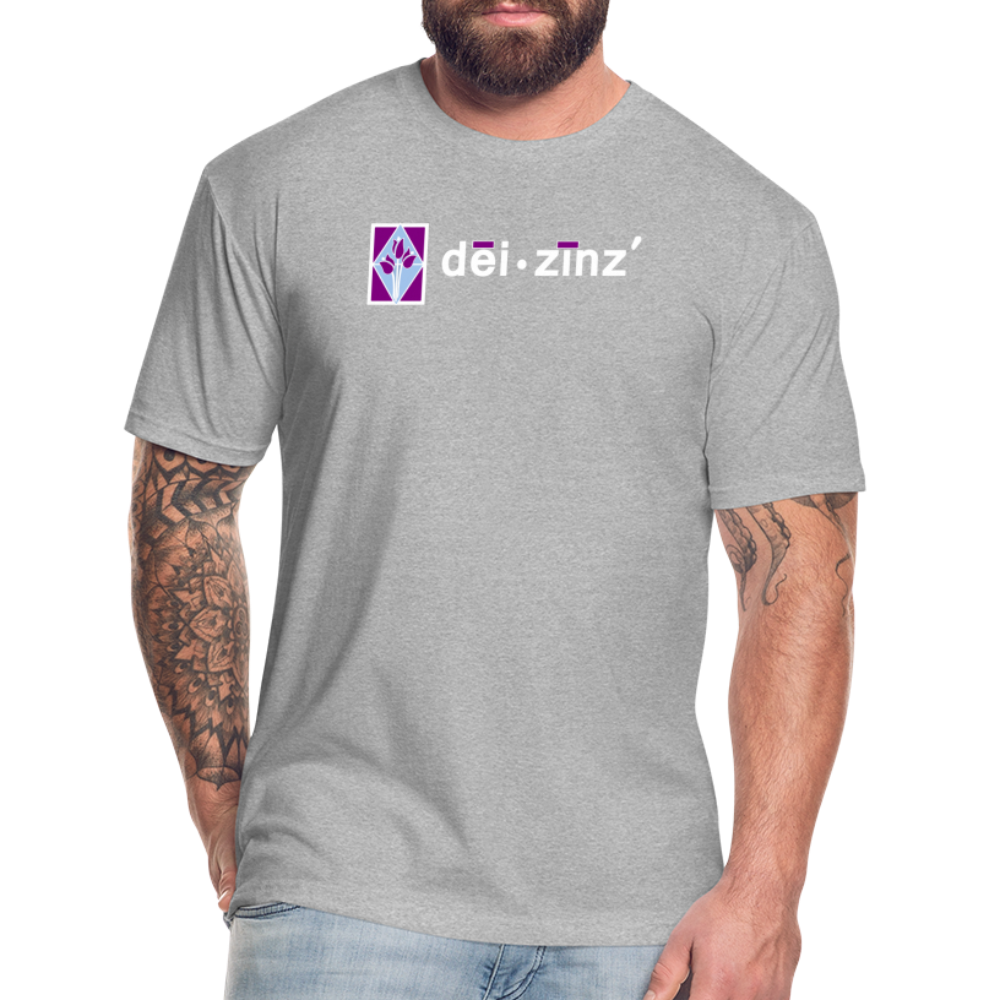 deizinz2 Fitted Cotton/Poly T-Shirt by Next Level - heather gray