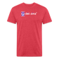 deizinz2 Fitted Cotton/Poly T-Shirt by Next Level - heather red