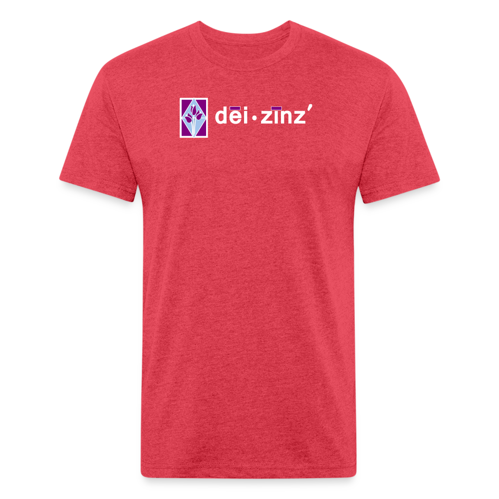 deizinz2 Fitted Cotton/Poly T-Shirt by Next Level - heather red