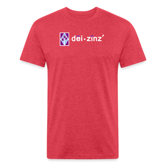 deizinz2 Fitted Cotton/Poly T-Shirt by Next Level - heather red
