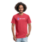 deizinz2 Fitted Cotton/Poly T-Shirt by Next Level - heather red