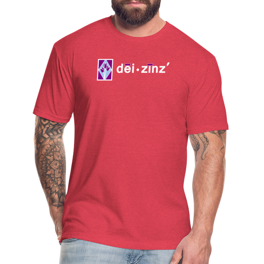 deizinz2 Fitted Cotton/Poly T-Shirt by Next Level - heather red