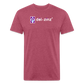 deizinz2 Fitted Cotton/Poly T-Shirt by Next Level - heather burgundy