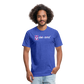 deizinz2 Fitted Cotton/Poly T-Shirt by Next Level - heather royal