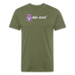 deizinz2 Fitted Cotton/Poly T-Shirt by Next Level - heather military green