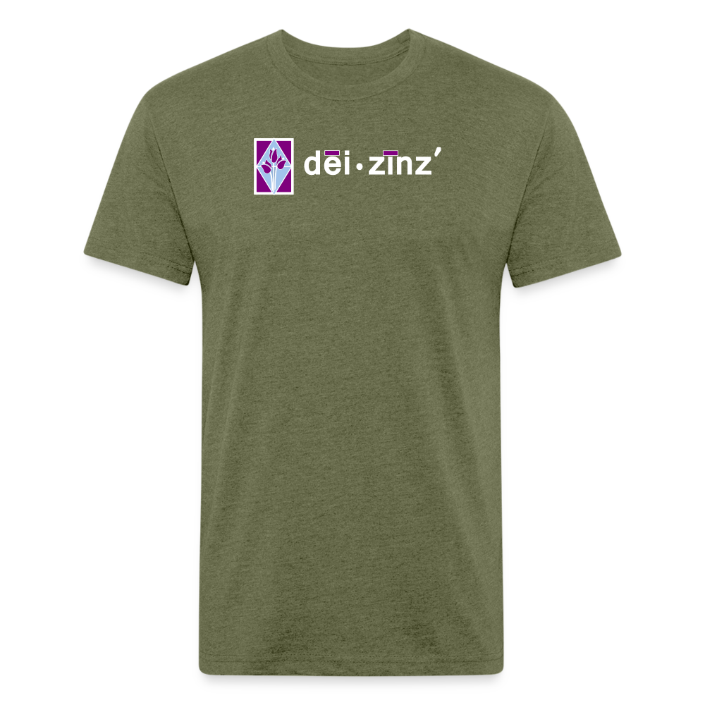 deizinz2 Fitted Cotton/Poly T-Shirt by Next Level - heather military green