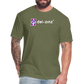 deizinz2 Fitted Cotton/Poly T-Shirt by Next Level - heather military green