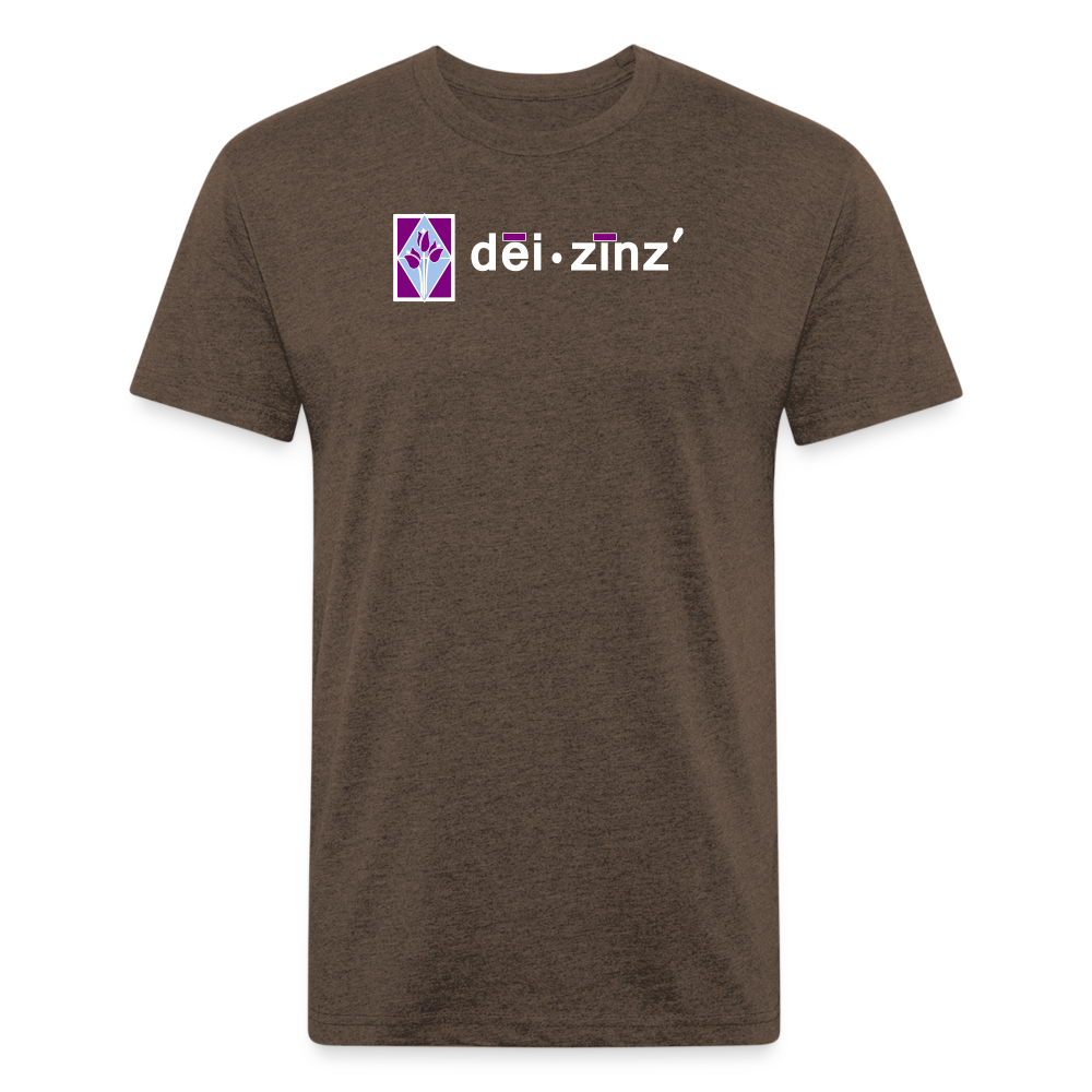deizinz2 Fitted Cotton/Poly T-Shirt by Next Level - heather espresso