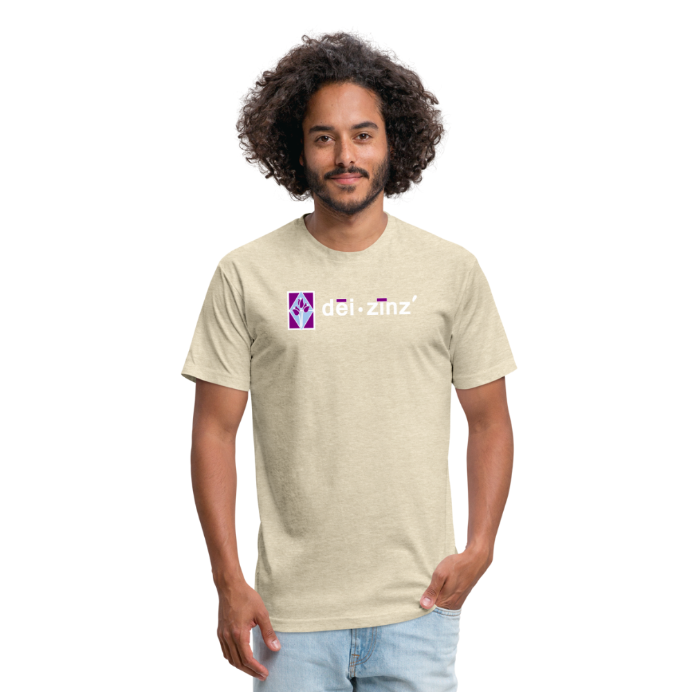 deizinz2 Fitted Cotton/Poly T-Shirt by Next Level - heather cream