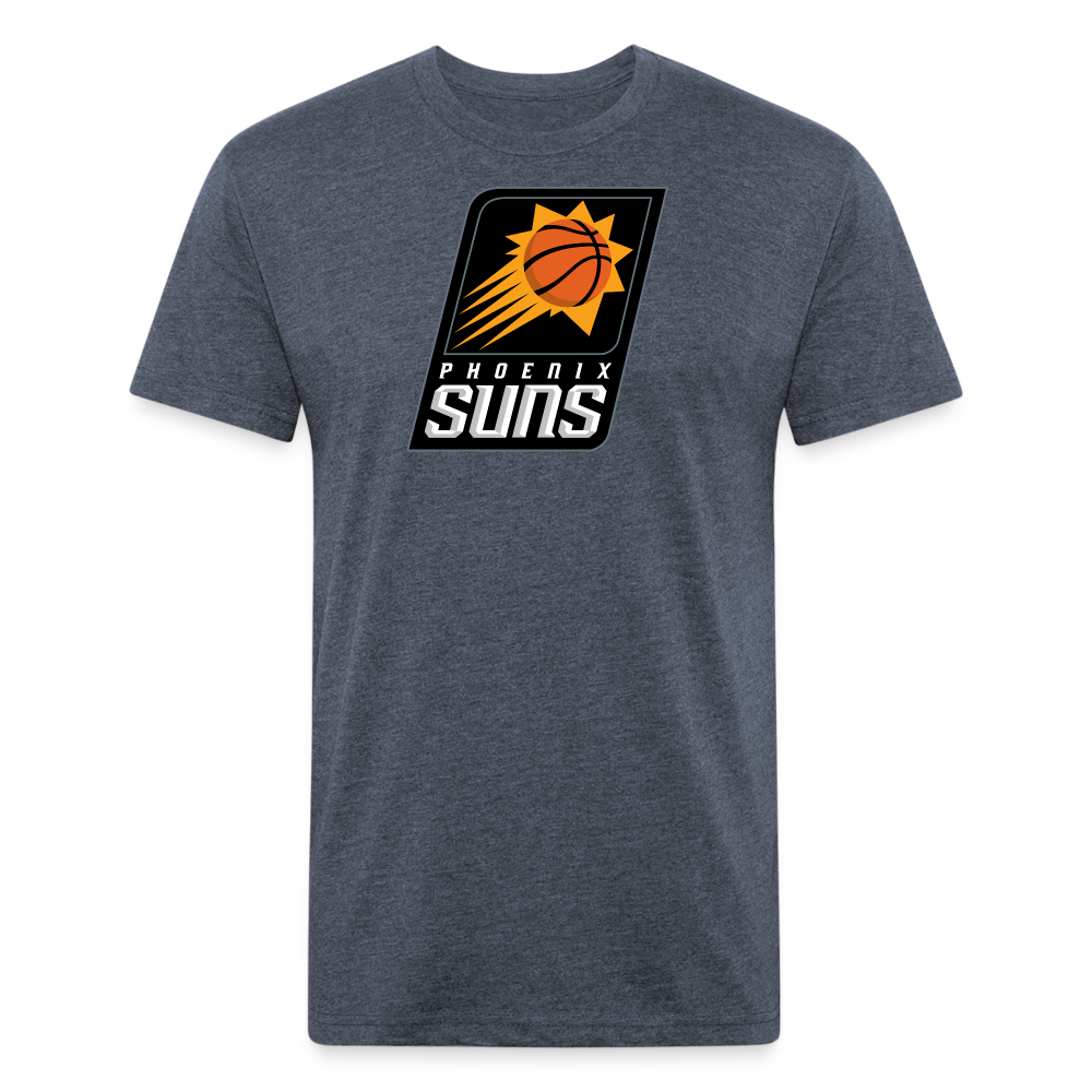 suns 8 Fitted Cotton/Poly T-Shirt by Next Level - heather navy
