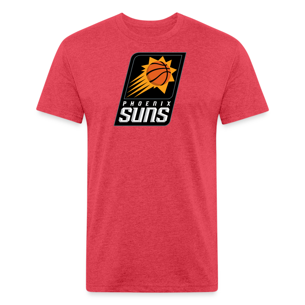 suns 8 Fitted Cotton/Poly T-Shirt by Next Level - heather red