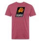 suns 8 Fitted Cotton/Poly T-Shirt by Next Level - heather burgundy