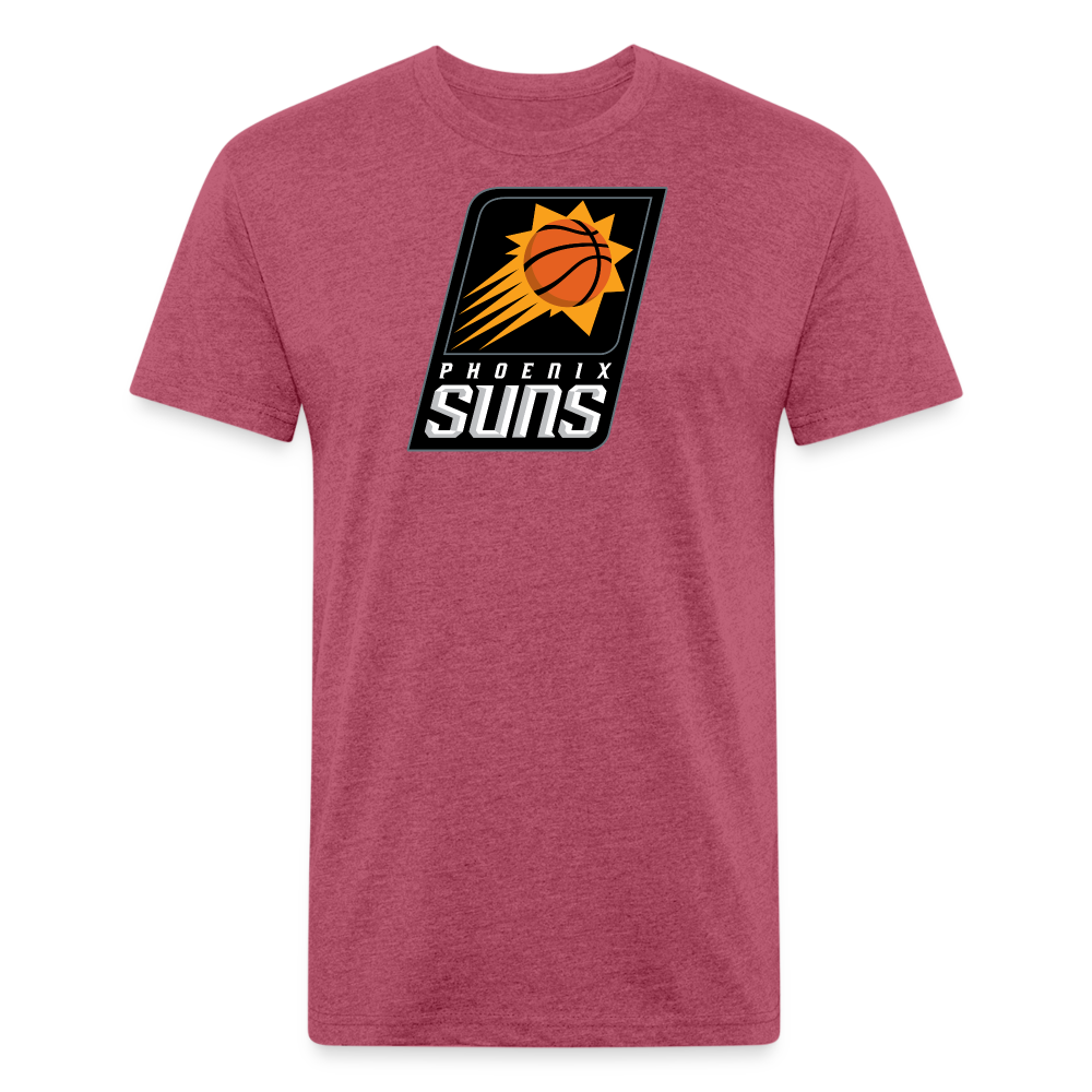 suns 8 Fitted Cotton/Poly T-Shirt by Next Level - heather burgundy
