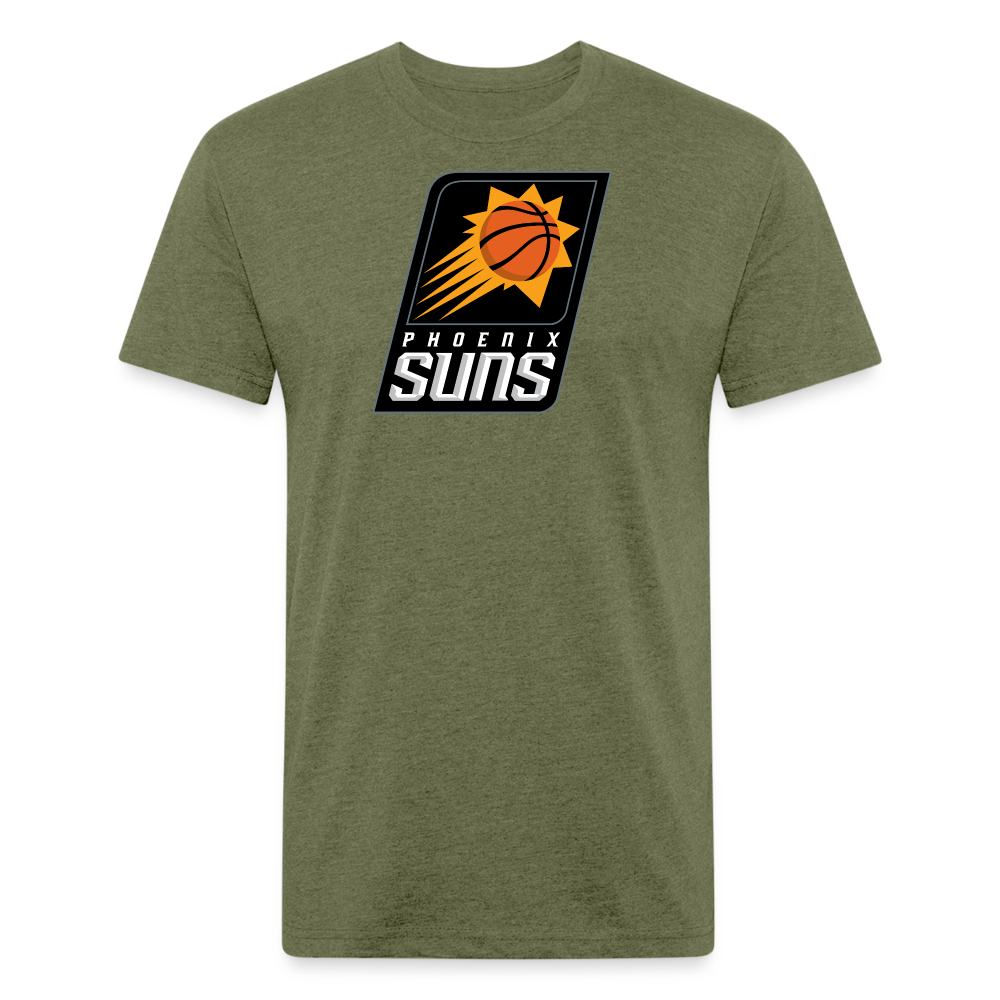 suns 8 Fitted Cotton/Poly T-Shirt by Next Level - heather military green