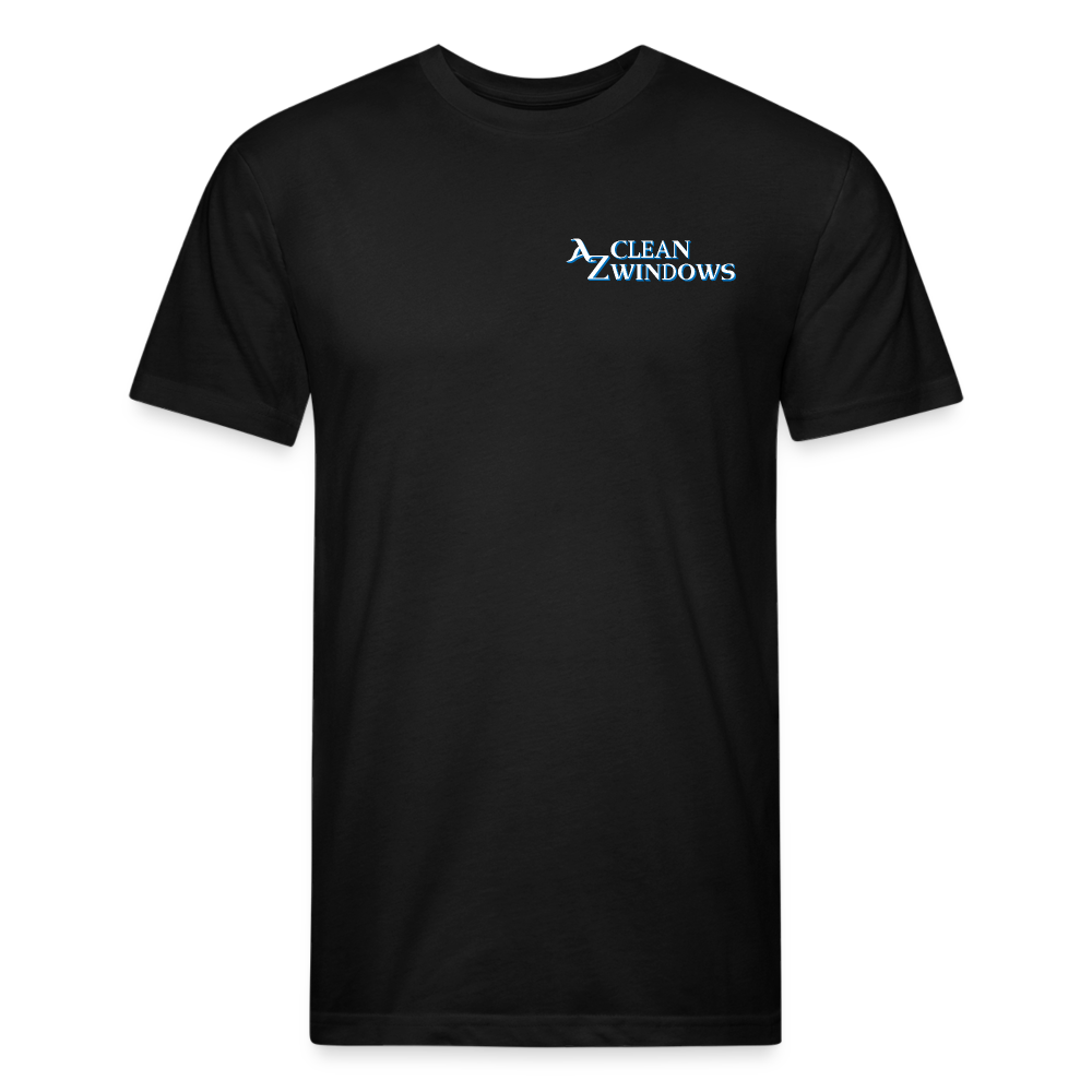 Az Clean 1**Fitted Cotton/Poly T-Shirt by Next Level - black