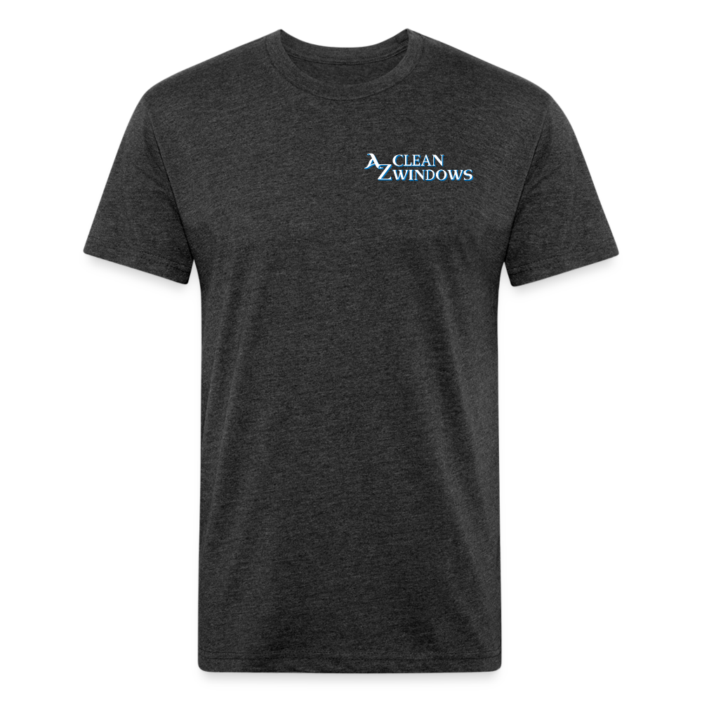 Az Clean 1**Fitted Cotton/Poly T-Shirt by Next Level - heather black
