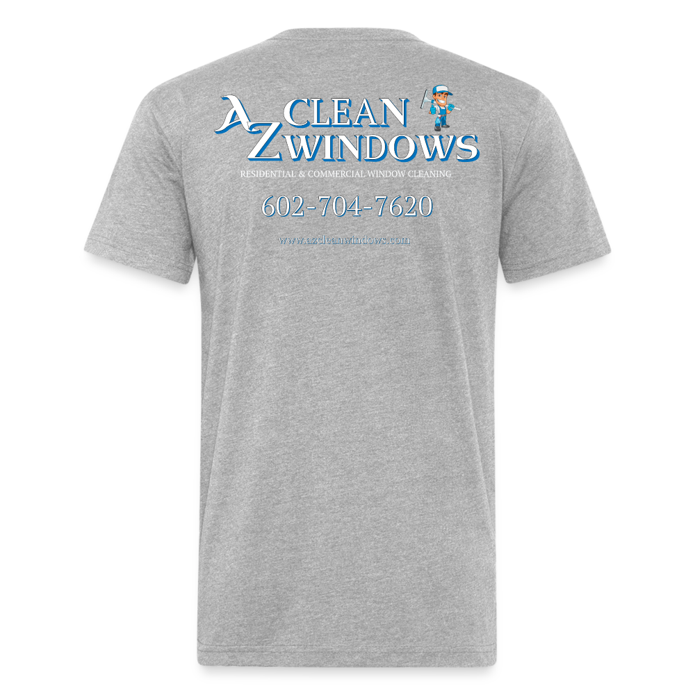 Az Clean 1**Fitted Cotton/Poly T-Shirt by Next Level - heather gray