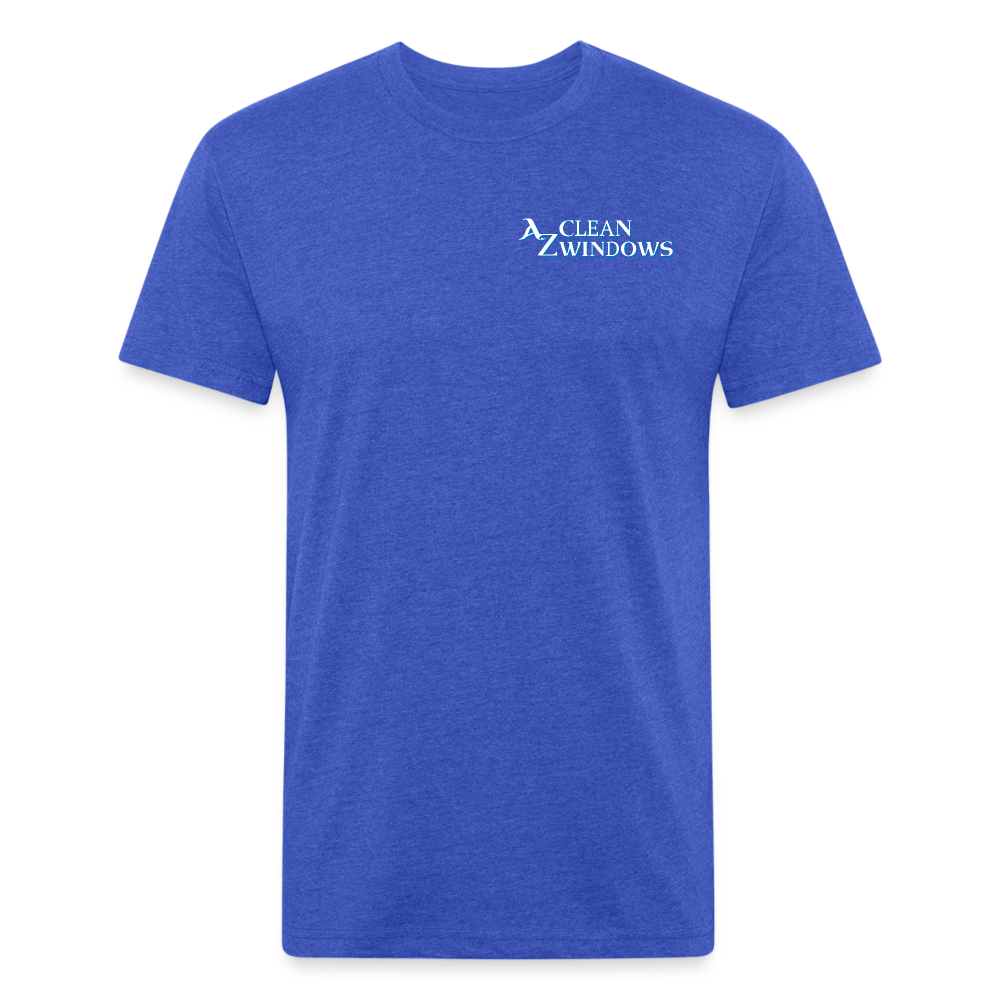 Az Clean 1**Fitted Cotton/Poly T-Shirt by Next Level - heather royal