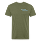 Az Clean 1**Fitted Cotton/Poly T-Shirt by Next Level - heather military green