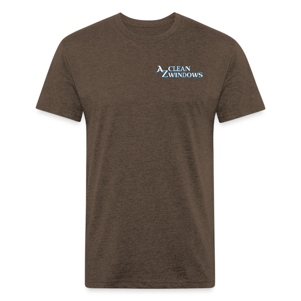 Az Clean 1**Fitted Cotton/Poly T-Shirt by Next Level - heather espresso