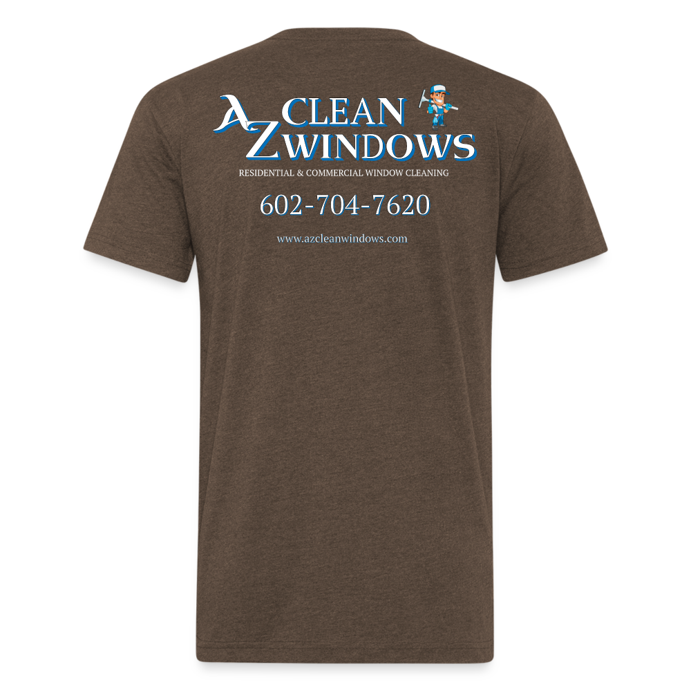 Az Clean 1**Fitted Cotton/Poly T-Shirt by Next Level - heather espresso