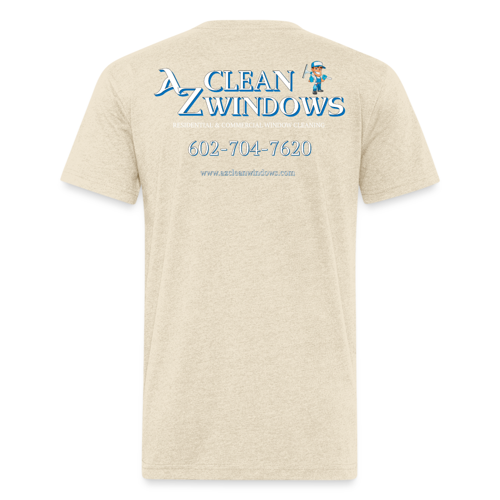 Az Clean 1**Fitted Cotton/Poly T-Shirt by Next Level - heather cream