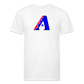 D Backs RWB* Fitted Cotton/Poly T-Shirt by Next Level - white